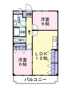 サニーヒルオオツキ【3階】の間取り