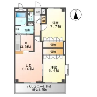 プロニティ21 【3階】の間取り