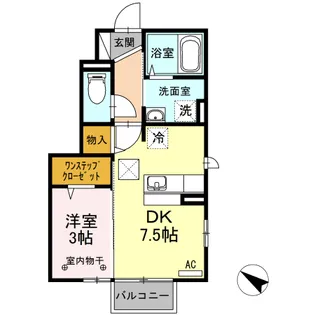 プティ・アンジュ【1階】の間取り