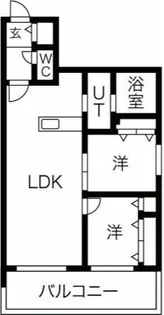クラス伏見レジデンス【4階】の間取り