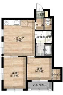 Marvin(マービン)【401号室】の間取り