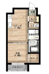 Marvin(マービン)【206号室】の間取り