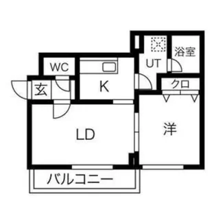 ノースタウン月寒【3階】の間取り