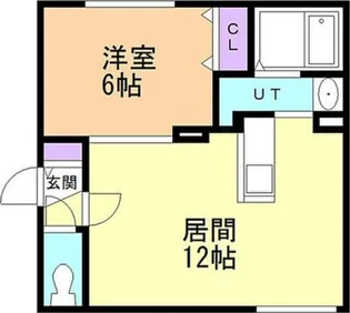 Royal Oak中島公園2【4階】の間取り