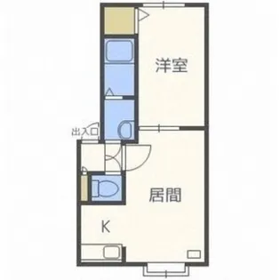 KMレモンハイツ【2階】の間取り