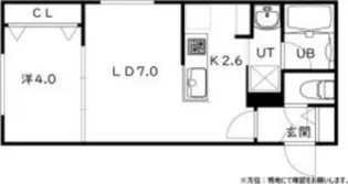 シティレジデンス福住【4階】の間取り