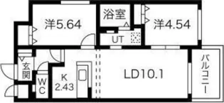 ミカエルアルファⅤ(ミカエルアルファファイブ)【4階】の間取り