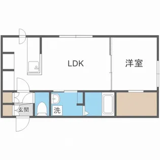 Aster月寒西Ⅱ【4階】の間取り