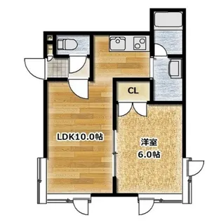 イー・エフ東札幌(旧:フォーサイト東札幌)【2階】の間取り