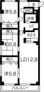 センタービル【3階】の間取り