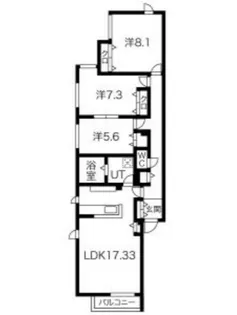 プレメゾン円山【3階】の間取り