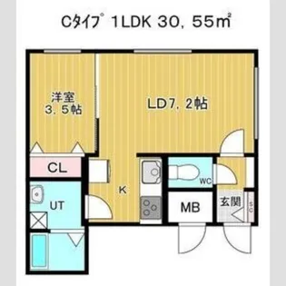 グランメゾン平岸【2階】の間取り