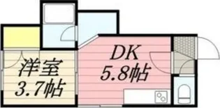 ソレイュ東札幌【101号室】の間取り