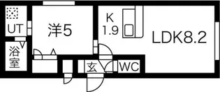 グランメール本郷通8南BS【303号室】の間取り