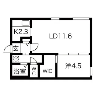 ART PARK II(アートパーク II)【405(23)号室】の間取り