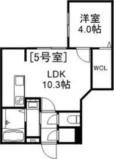 Alivis美園【2階】の間取り
