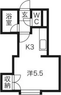 エミネンスほしの【302号室】の間取り