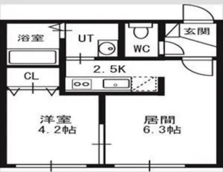アルページュ【305号室】の間取り