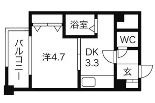 プロムナード【402号室】の間取り