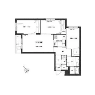 グランメール本通16【3階】の間取り