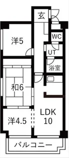 シャトーさわだ【7階】の間取り