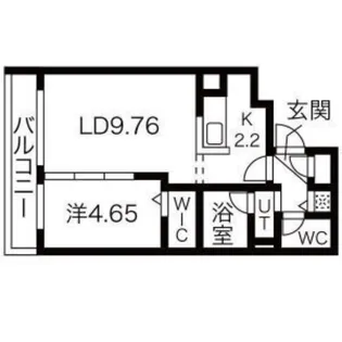 グランドサクセス行啓通【403号室】の間取り