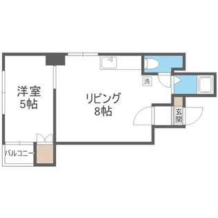 パークヒルズ美園【303号室】の間取り