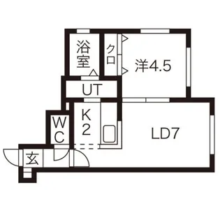 シンセリティ栄通【3階】の間取り