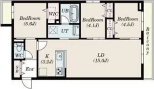 S-RESIDENCE南郷clarity【3階】の間取り