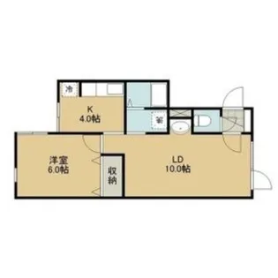 プラティーク東札幌【401号室】の間取り