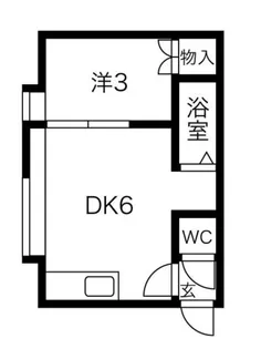 ライフステージ栄通【201号室】の間取り