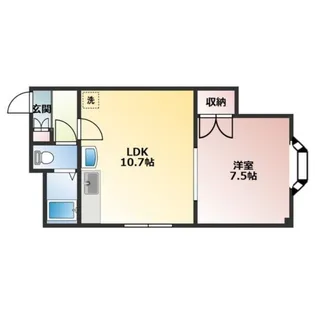 アーバンコート本郷9【303号室】の間取り