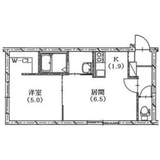 エクセル中の島【1階】の間取り