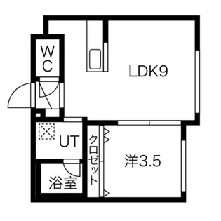グランマーチ中島公園【3階】の間取り