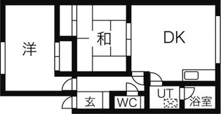 クリスタルパレス水晶宮【2階】の間取り