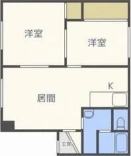 ノースシティ明【3階】の間取り