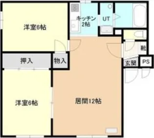 リバークリーンサンクス【3階】の間取り