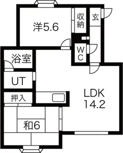 プレスティージ【2階】の間取り