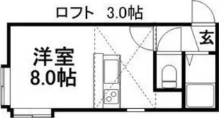 グランプリ水車町【3階】の間取り