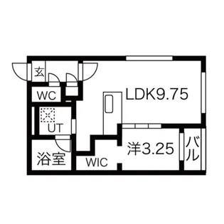 GLACIER東札幌(グレーシア東札幌)【3階】の間取り