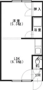 ハイムフィオーレⅡ【203号室】の間取り