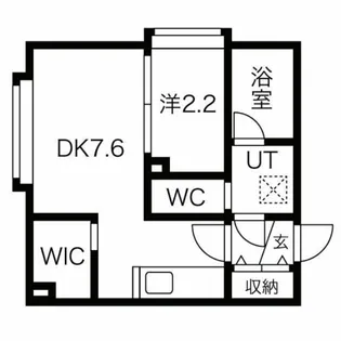 Mtria学園前【3階】の間取り