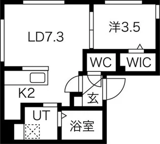BASE TSUKISAMU【3階】の間取り