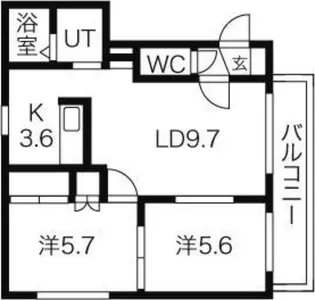 平岸2・8【4階】の間取り