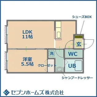 アムール東札幌【3階】の間取り