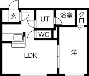 アムール東札幌【3階】の間取り