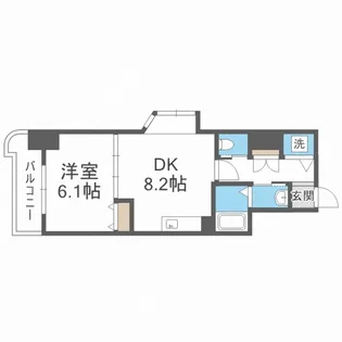 ティアラ本郷【13階】の間取り