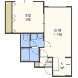 パークタウン中の島【3階】の間取り