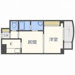 ピルエットアタカ【401号室】の間取り