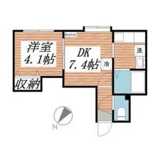 プレシャス【102号室】の間取り